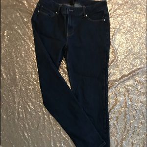 White Black House Market Skimmer Jeans